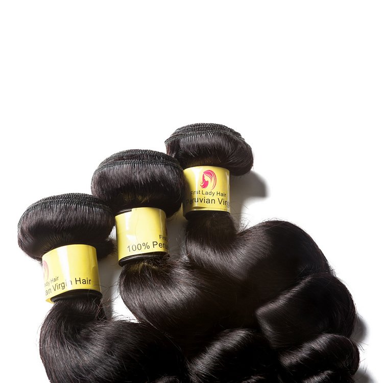 peruvian human hair grade 11a loose curl virgin hair,top quality hair in miami supplier