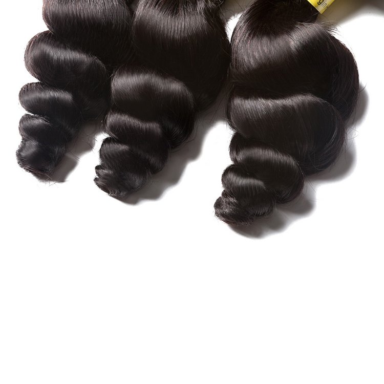 peruvian human hair grade 11a loose curl virgin hair,top quality hair in miami supplier