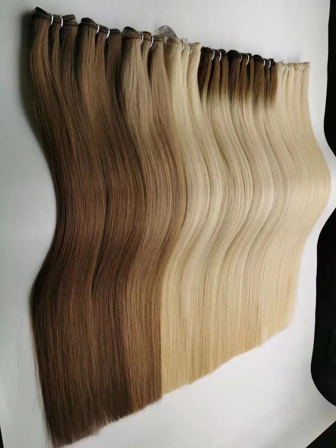 New product virgin hair extension wholesale hair extensions china hand tied weft