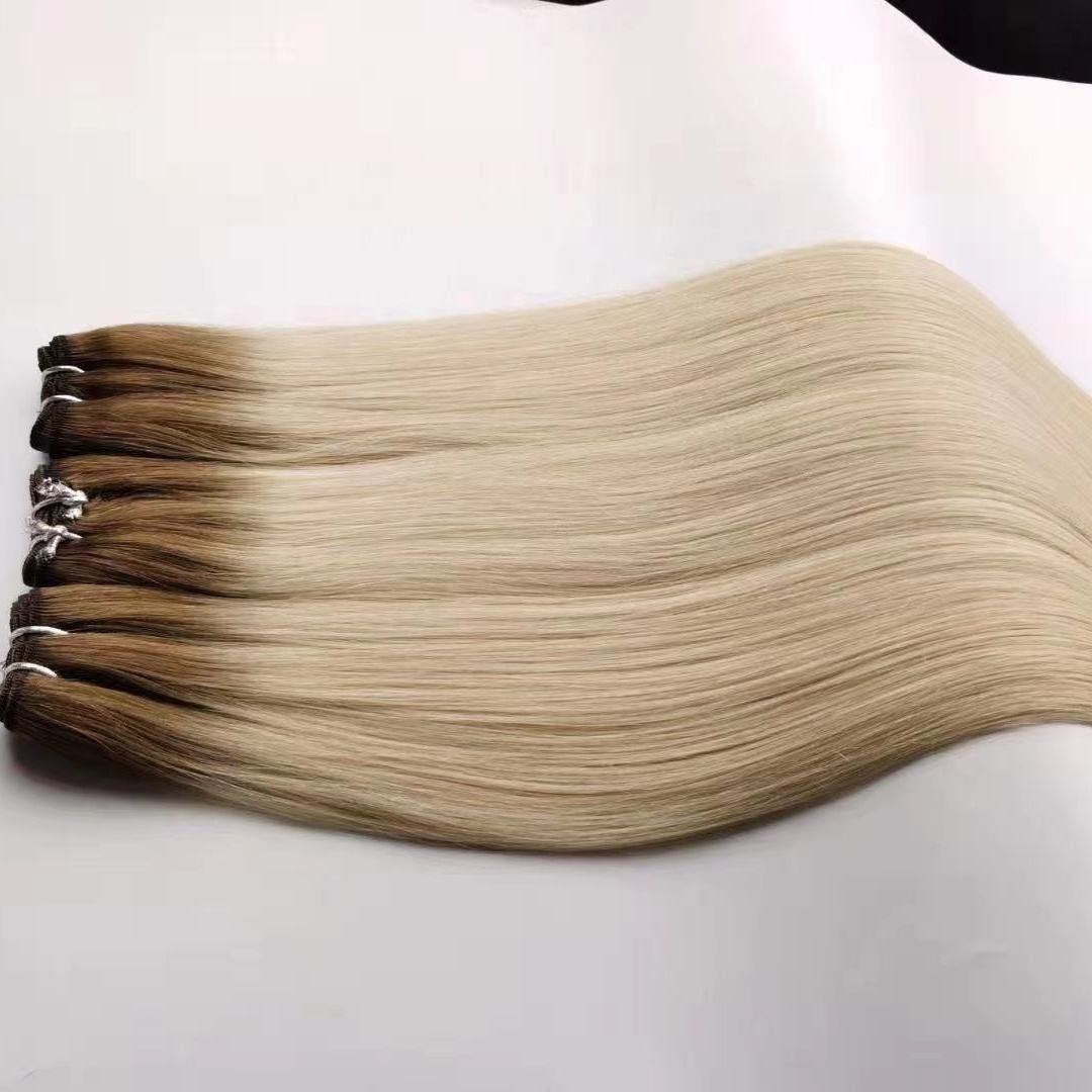 New product virgin hair extension wholesale hair extensions china hand tied weft