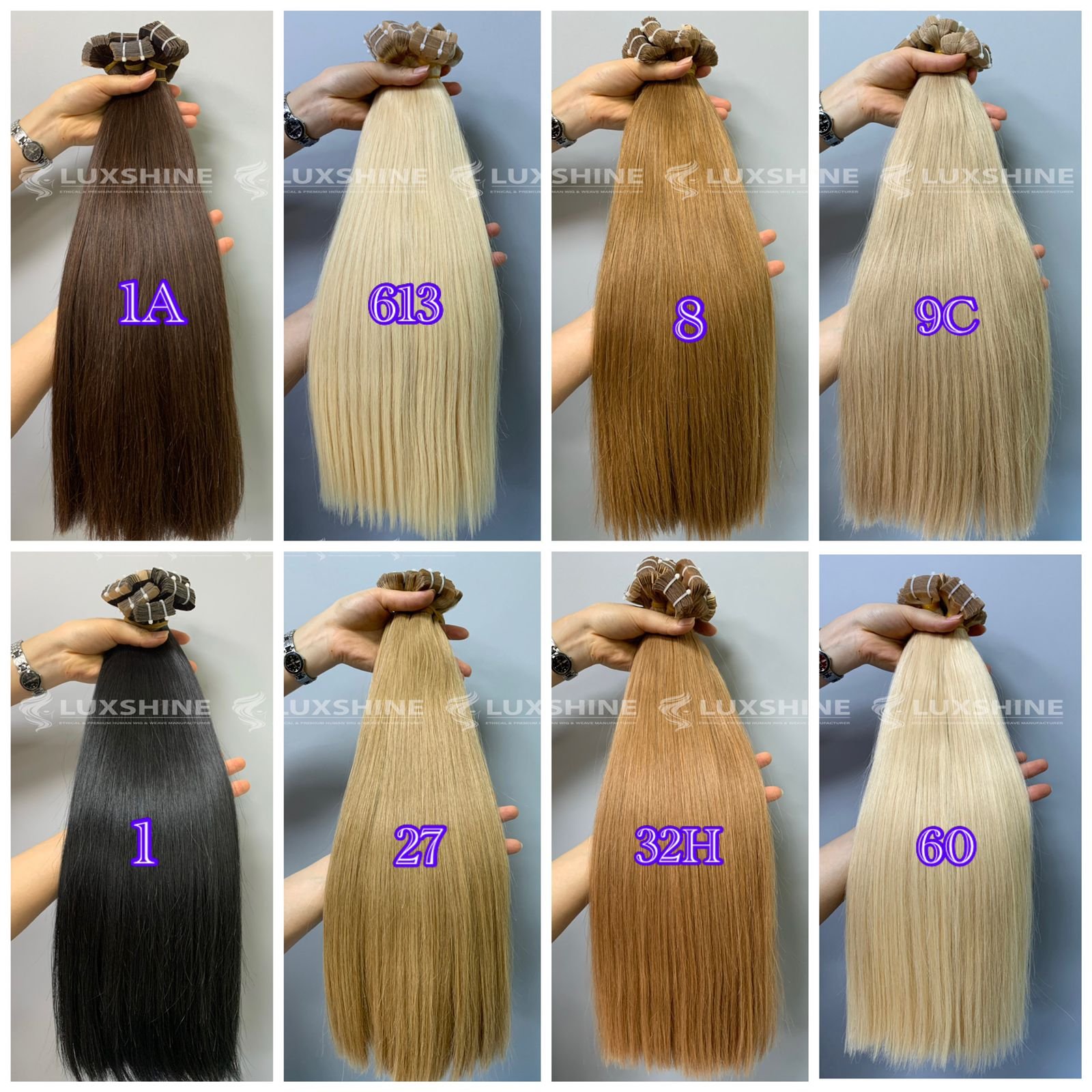 Hair Tape Stock Double Drawn Remy Human Hair Tape Ins Hair Extensions