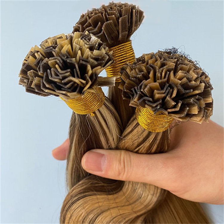 Wholesale Factory Thick End Double Drawn Cuticle Intact Virgin Human Hair Extensions Great Lengths Keratin Hair Extensions V Tip