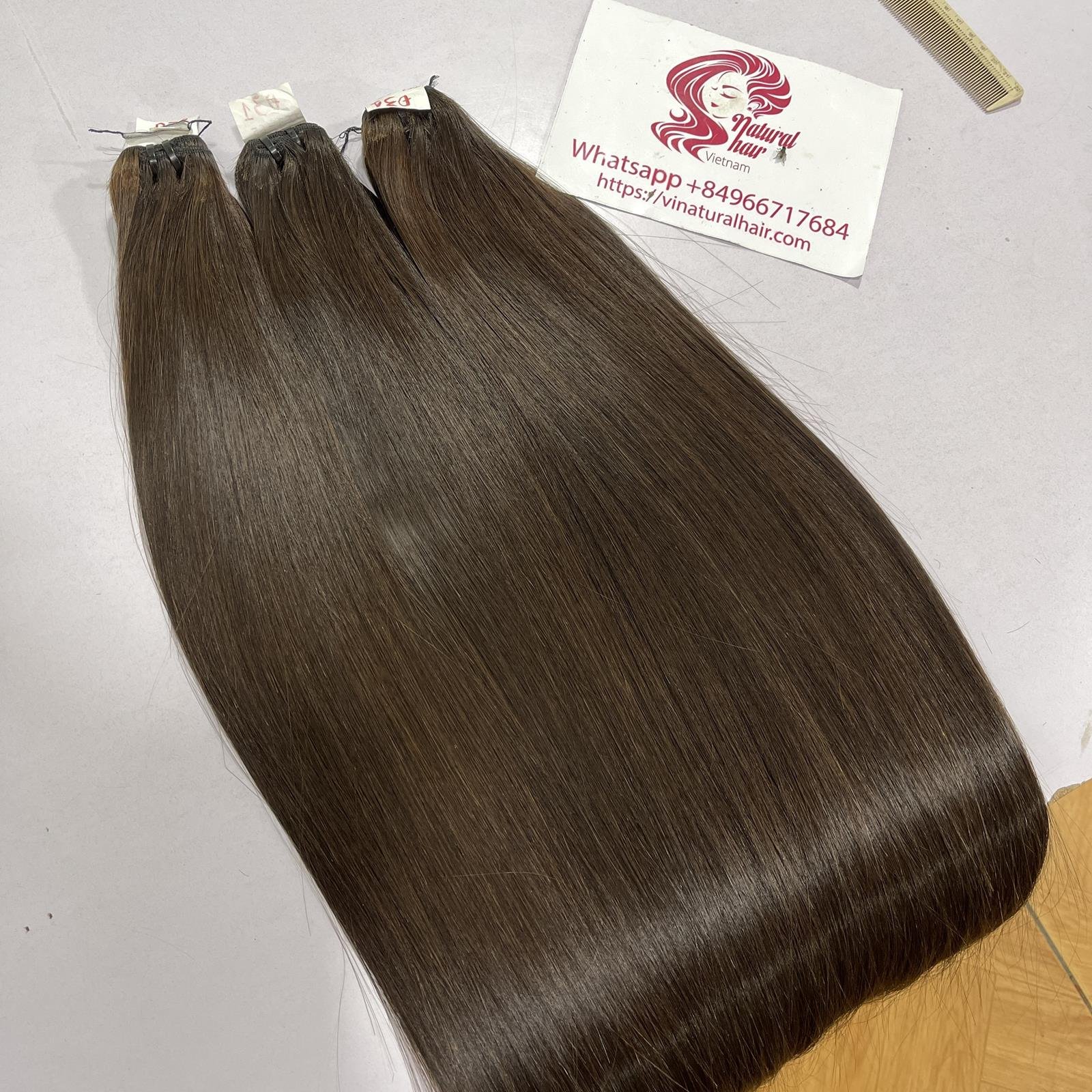 Super Double Drawn Vietnamese Virgin Human Hair 13A Grade Bone Straight Vietnam Human Hair Extension, Bundle Raw Vietnamese Hai