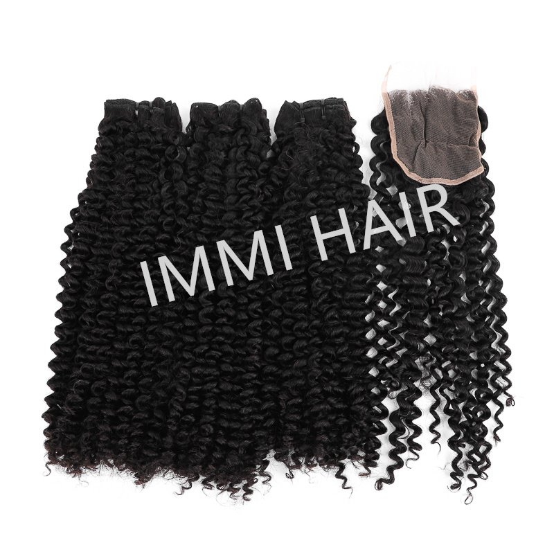 Wholesale Raw Unprocessed Virgin Cuticle Aligned Human Hair Extension Brazilian Human Hair Bundles With Lace Closure