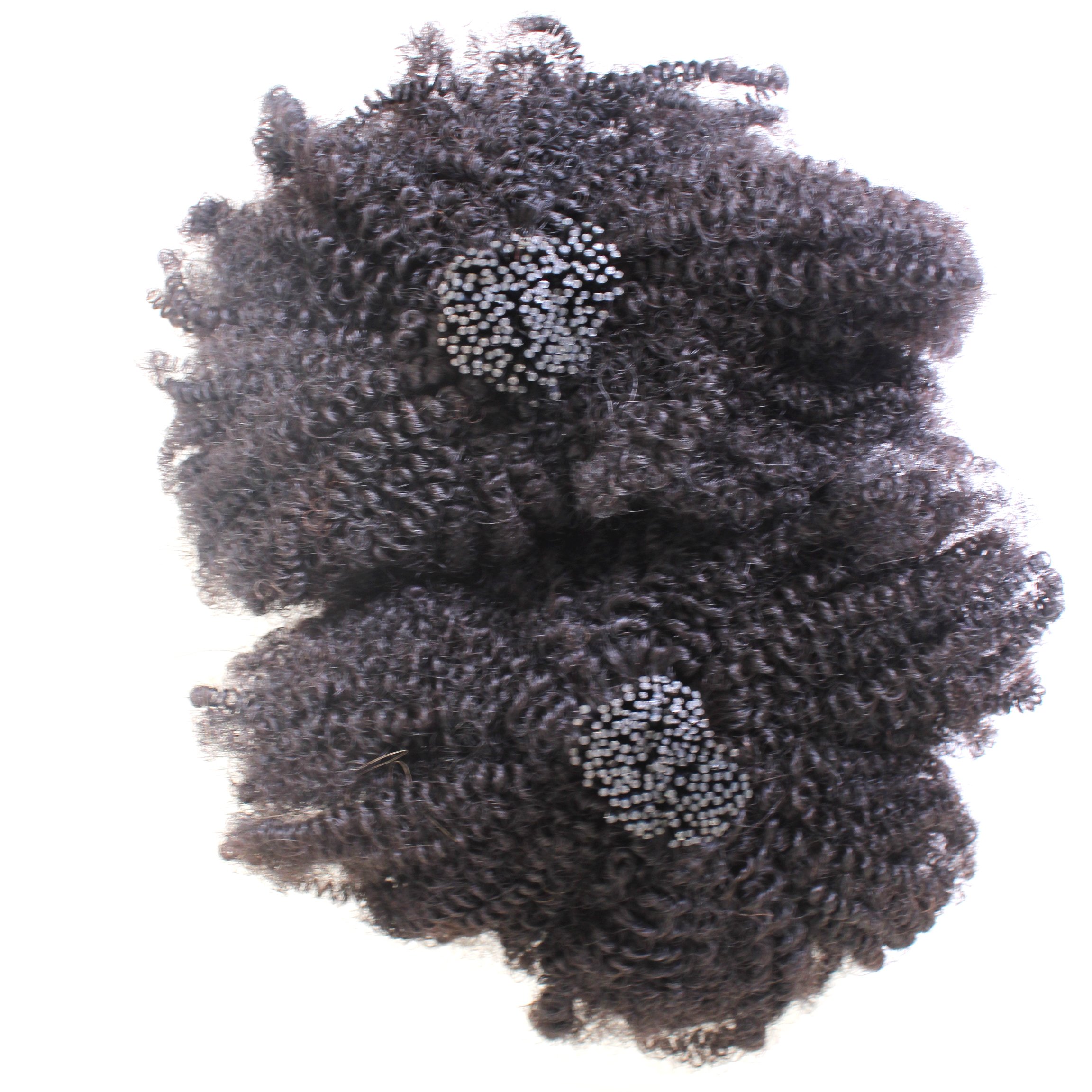 High Quality human hair extensions kinky curly raw hair, Micro link ITip curly Hair Extensions For Black Women