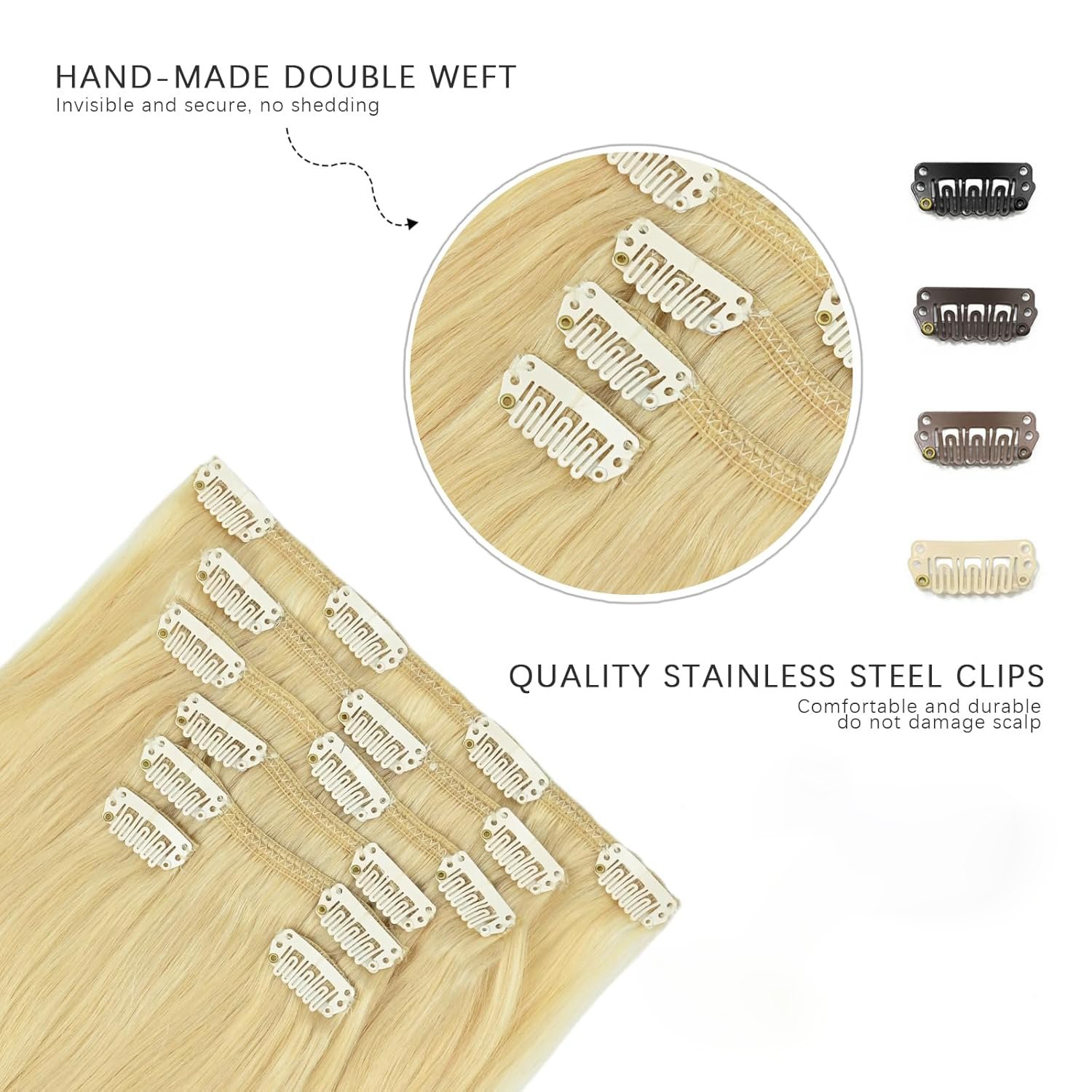 Factory Wholesale Price Russian Human Hair Extensions Virgin Remy Clip In Hair Extension Wholesale With Customize Service