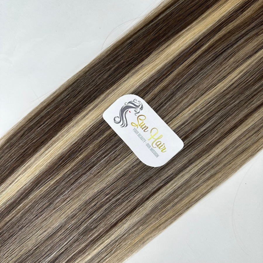 Wholesale 100% Remy Vietnamese Real Human Hair Extensions Hot Product Normal Tape SDD Straight Piano Color By Sun Hair Company