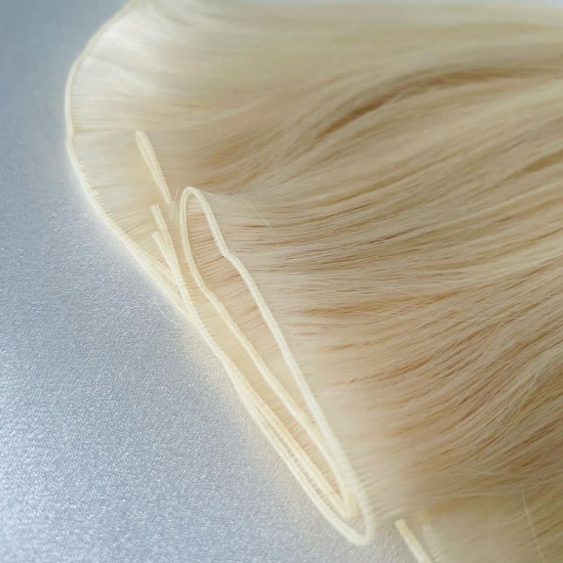 Goodluck Vietnam hair genius weft silk natural color for export in bulk