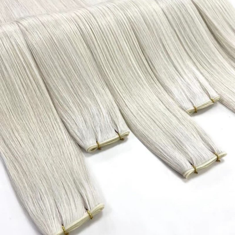 Goodluck Vietnam hair genius weft silk natural color for export in bulk