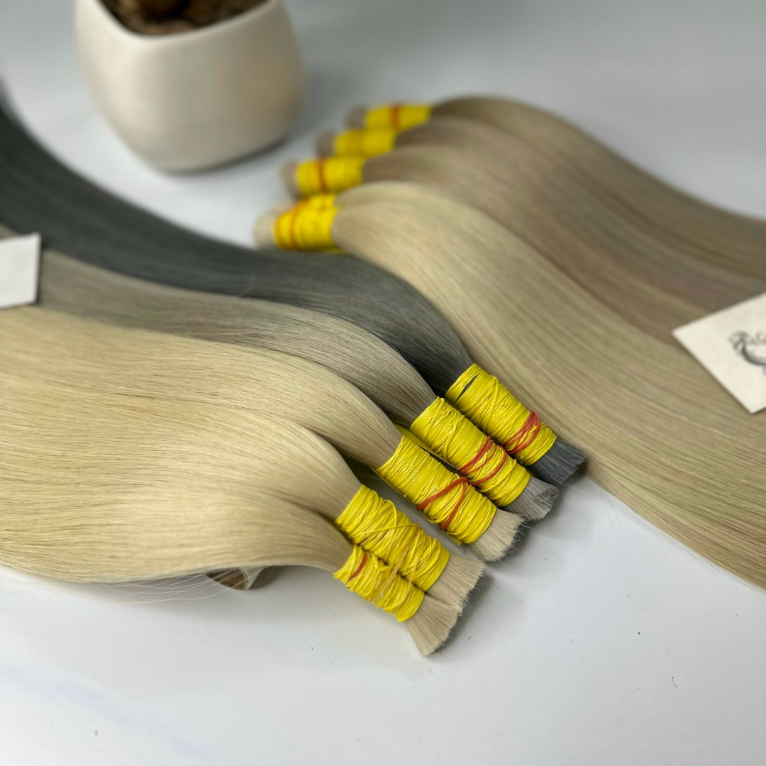 Sun Hair Company Silky Straight Double Drawn Vietnamese Human Hair Extensions Custom Colors Bulk Hair for V Light Extensions