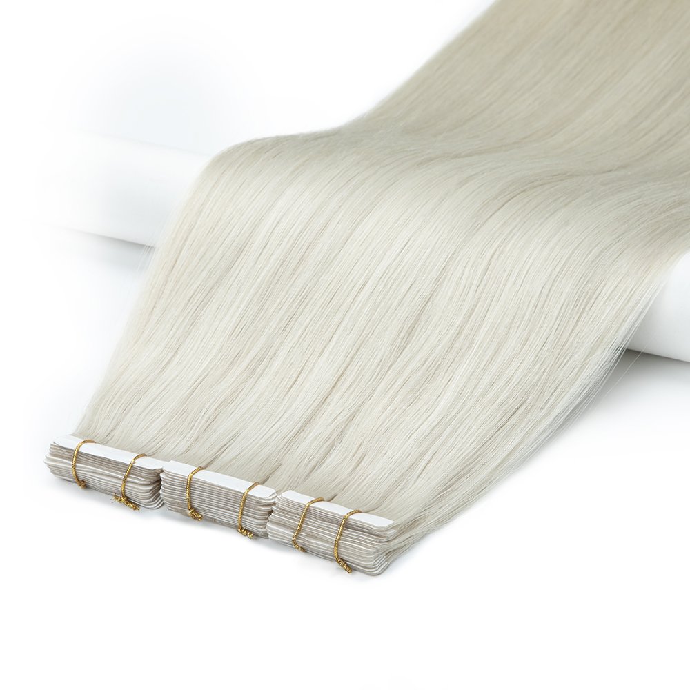 Salon Tape In Hair Extensions Full Cuticle Virgin Remy Human Hair invisible tape in human hair extension