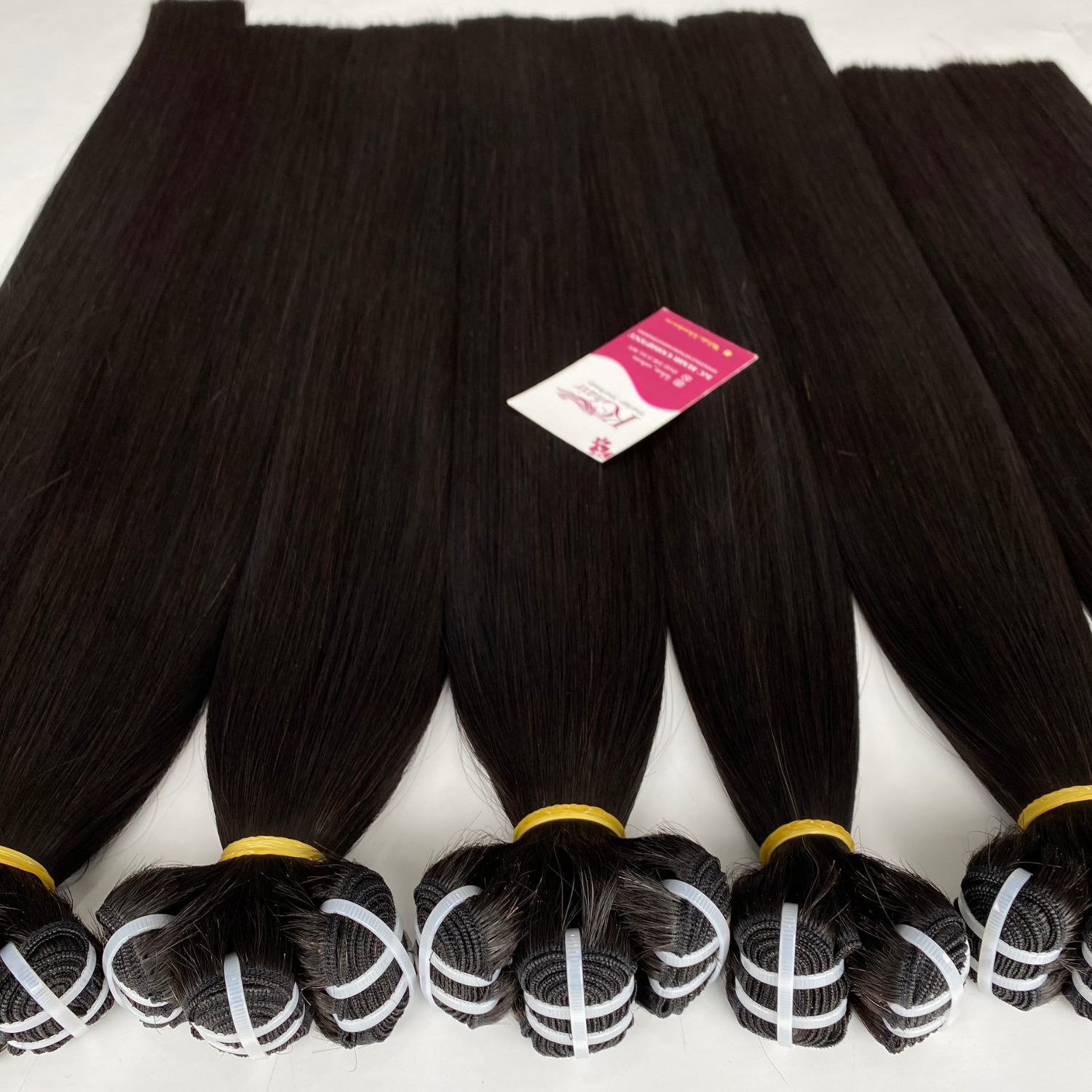 Weave Hair Bone Straight Black Color Remy Hair Cuticle Aligned Hair From K Chair Vietnam