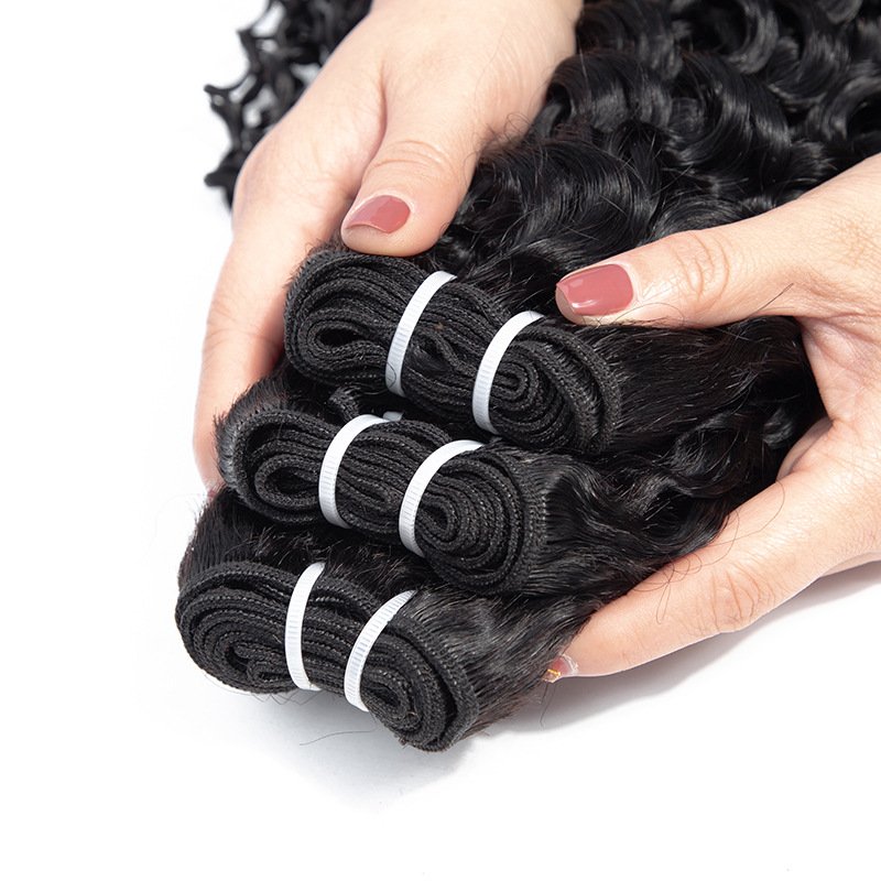 double drawn virgin weft human hair extension,cuticle aligned hair extension