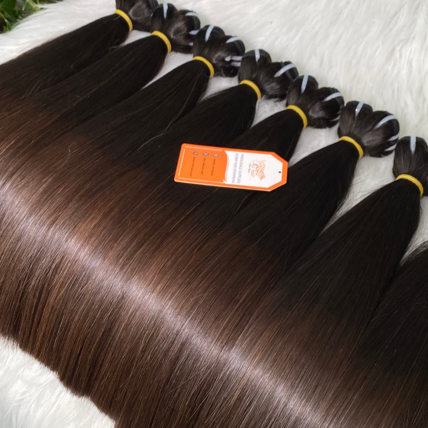 Top Wholesale 12A Grade 100% RawVietnamese Super Bone Straight Hair Extensions Virgin Cuticle From Young Ladies Vietnam