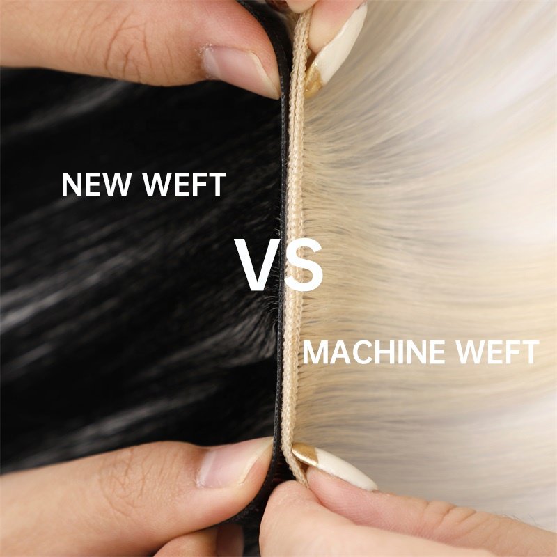 New Design Genius Russian 2024 New Weft Hair Seamless Can Be Cut Remy Hand Tied Weft Hair Genius Weft Extension