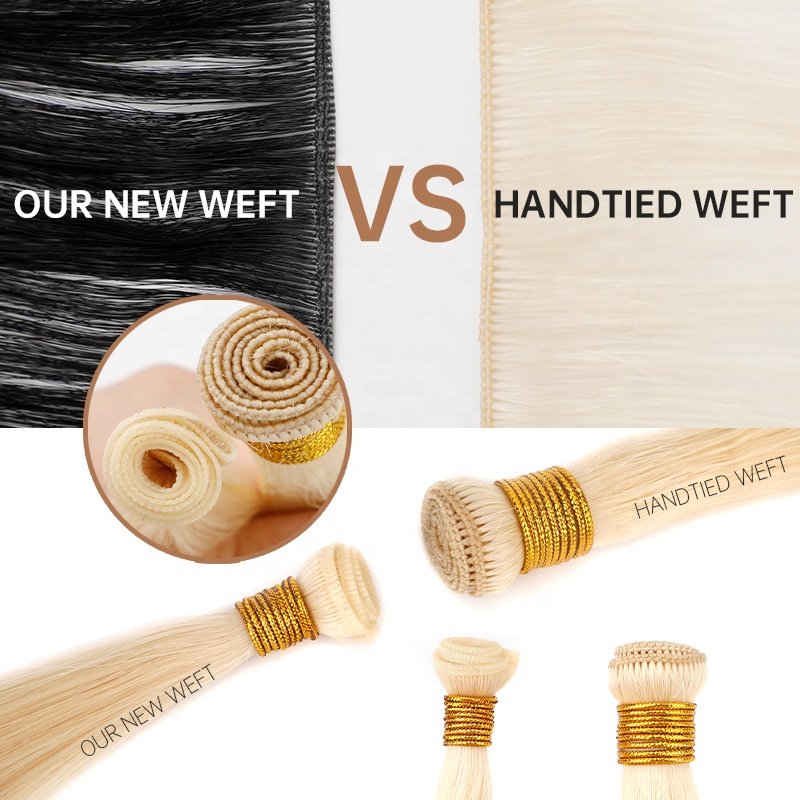 New Design Genius Russian 2024 New Weft Hair Seamless Can Be Cut Remy Hand Tied Weft Hair Genius Weft Extension