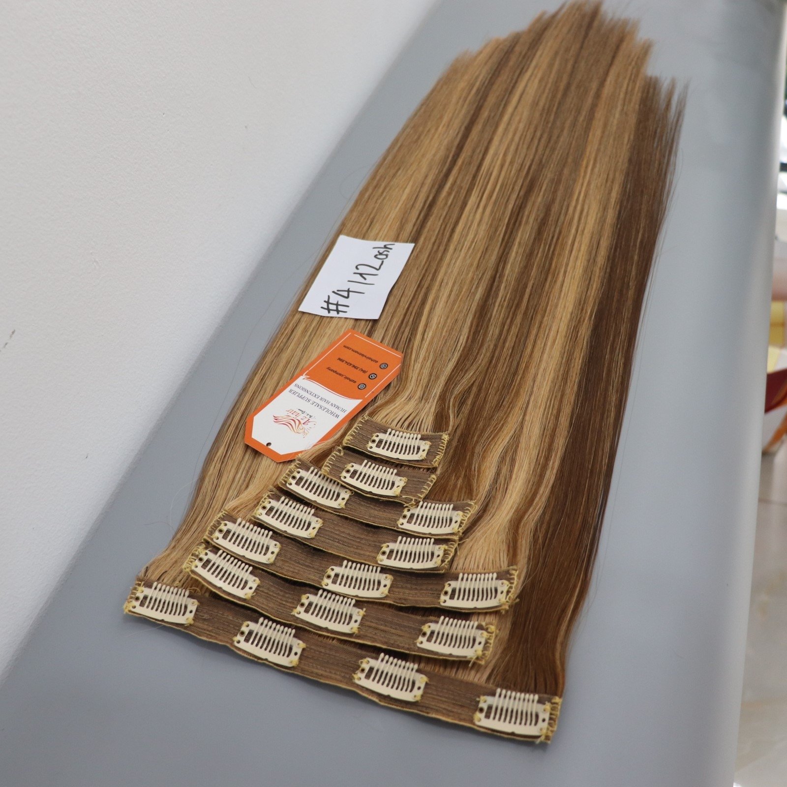 PRICE FACTORY Clip In Hair Extension 100% Human Hair 18 Inch Clip In Best Rated Super Double Drawn Vendor Virgin Hair