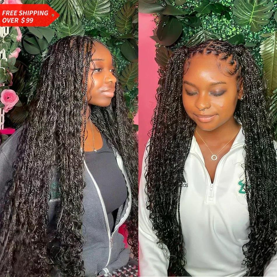 28in Malaysian Micro Braiding Hair Bulk Water Wave No Weft Crochet 100g 1pc