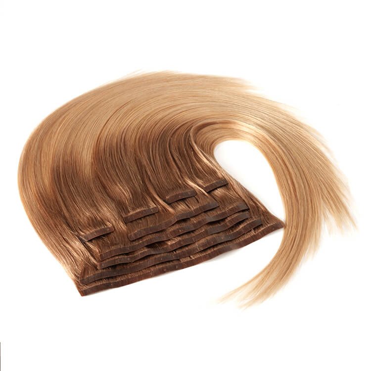 2023 New Arrival Wholesale russian hair double drawn clip in human hair extensions