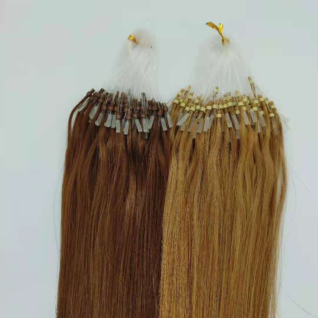 Factory Price Chinese Hair Remy Double Drawn Micro Link Hair Micro Loop Hair Extensions