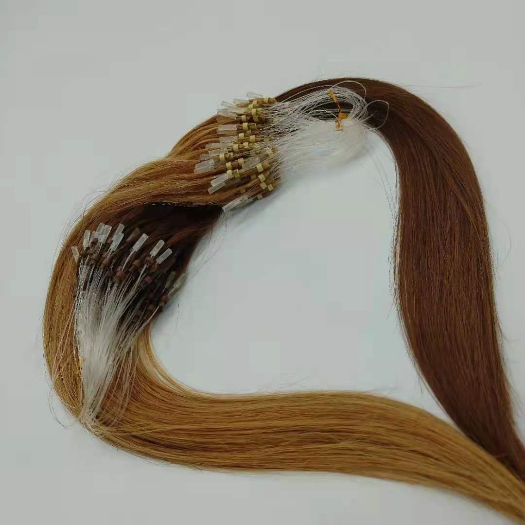 Factory Price Chinese Hair Remy Double Drawn Micro Link Hair Micro Loop Hair Extensions