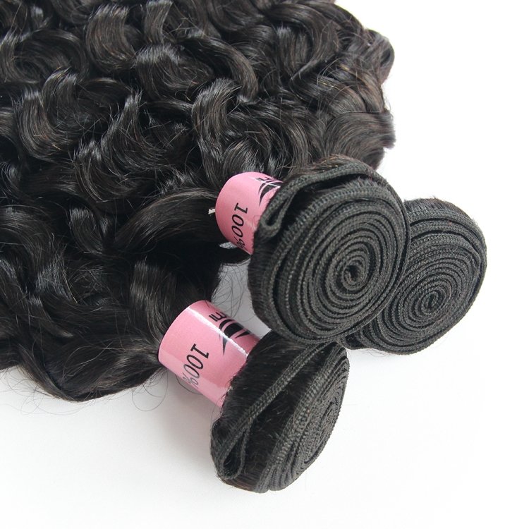 10A Water Wave Brazilian Virgin Hair Bundles 100% Cuticle Aligned Human Hair Extensions Natural Color No Shedding