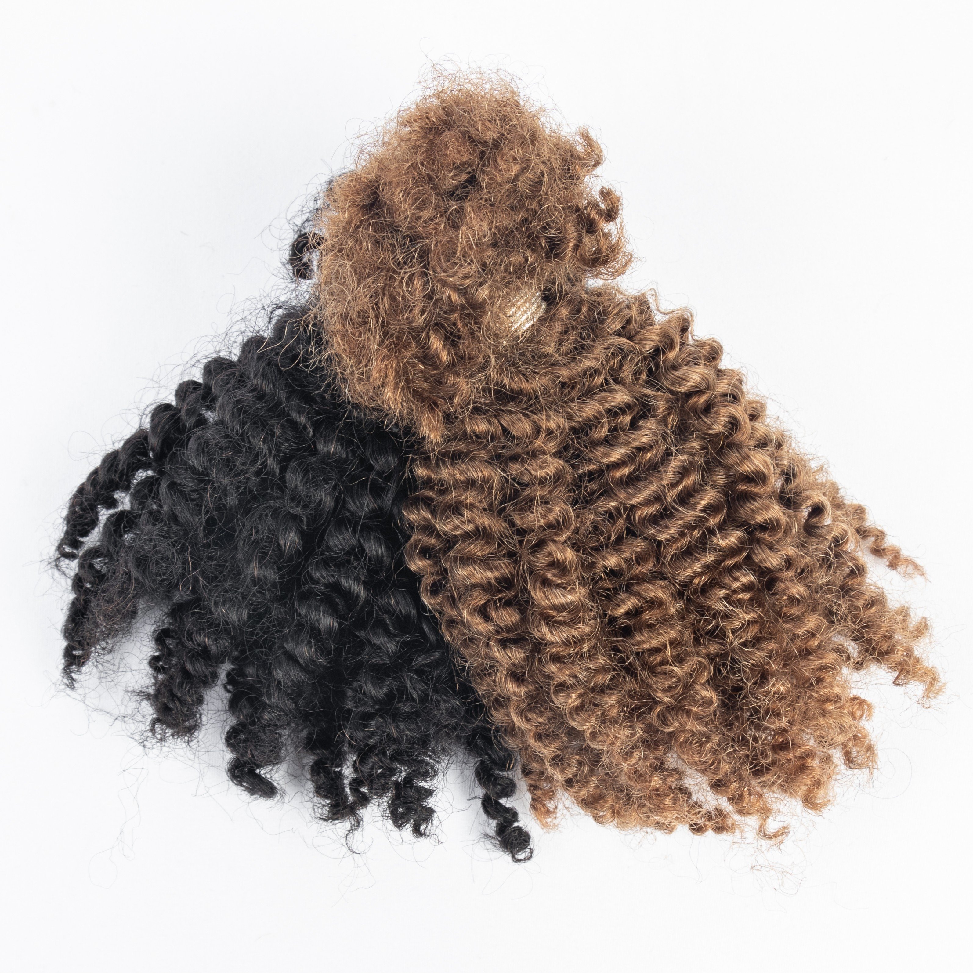 4A Bulk Human Hair For Braids Brazilian Kinky Curly Braiding Bulk Human Hair Extensions No Weft