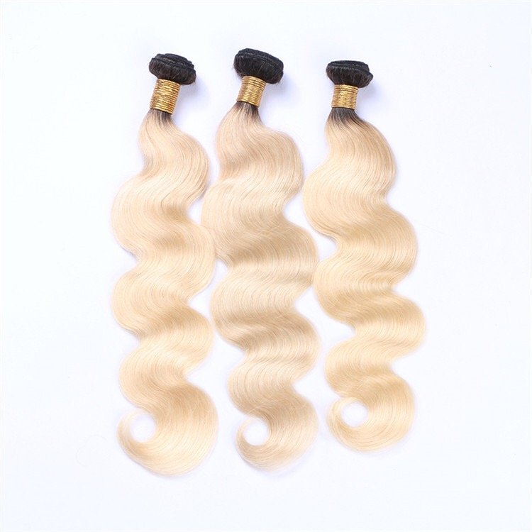 Wholesale Body Wave Ombre Color Natural Virgin Brazilian Human Hair Extensions