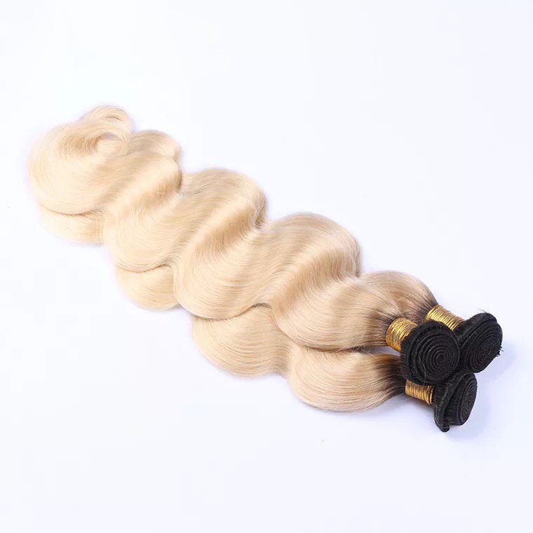 Wholesale Body Wave Ombre Color Natural Virgin Brazilian Human Hair Extensions