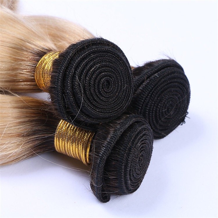Wholesale Body Wave Ombre Color Natural Virgin Brazilian Human Hair Extensions