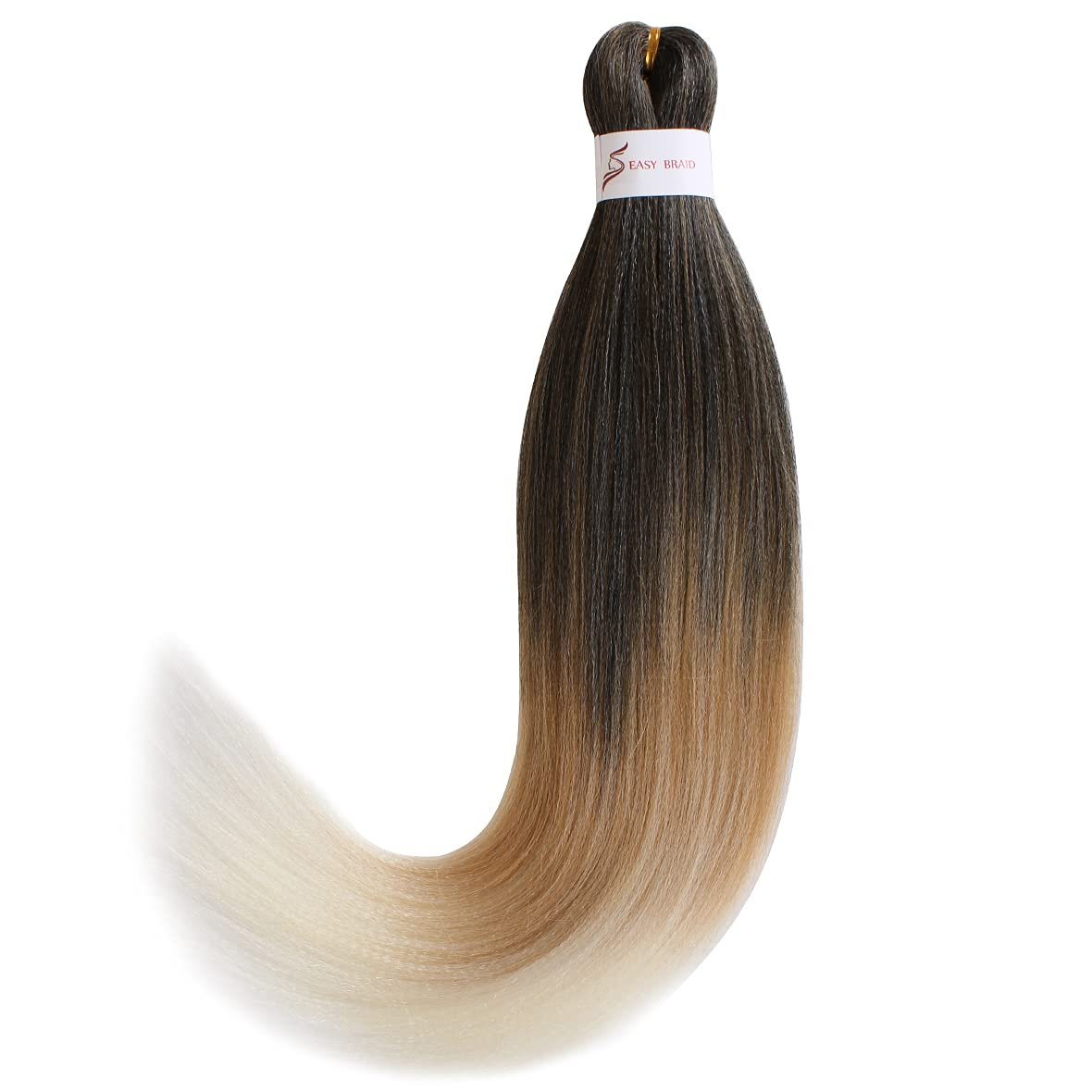 Pre Stretched Professional Braiding Hair 26 Inch Easy Braids Ombre Yaki Straight Extensions for Woman