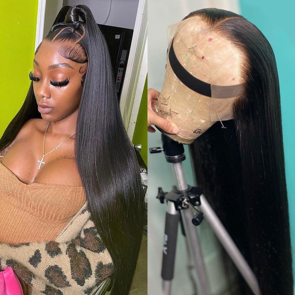 13x6 Hd human hair Lace Front Wig, Raw hair Cuticle Aligned hair Wig Hd Lace Frontal Wig, Full Lace Wigs For Black Women