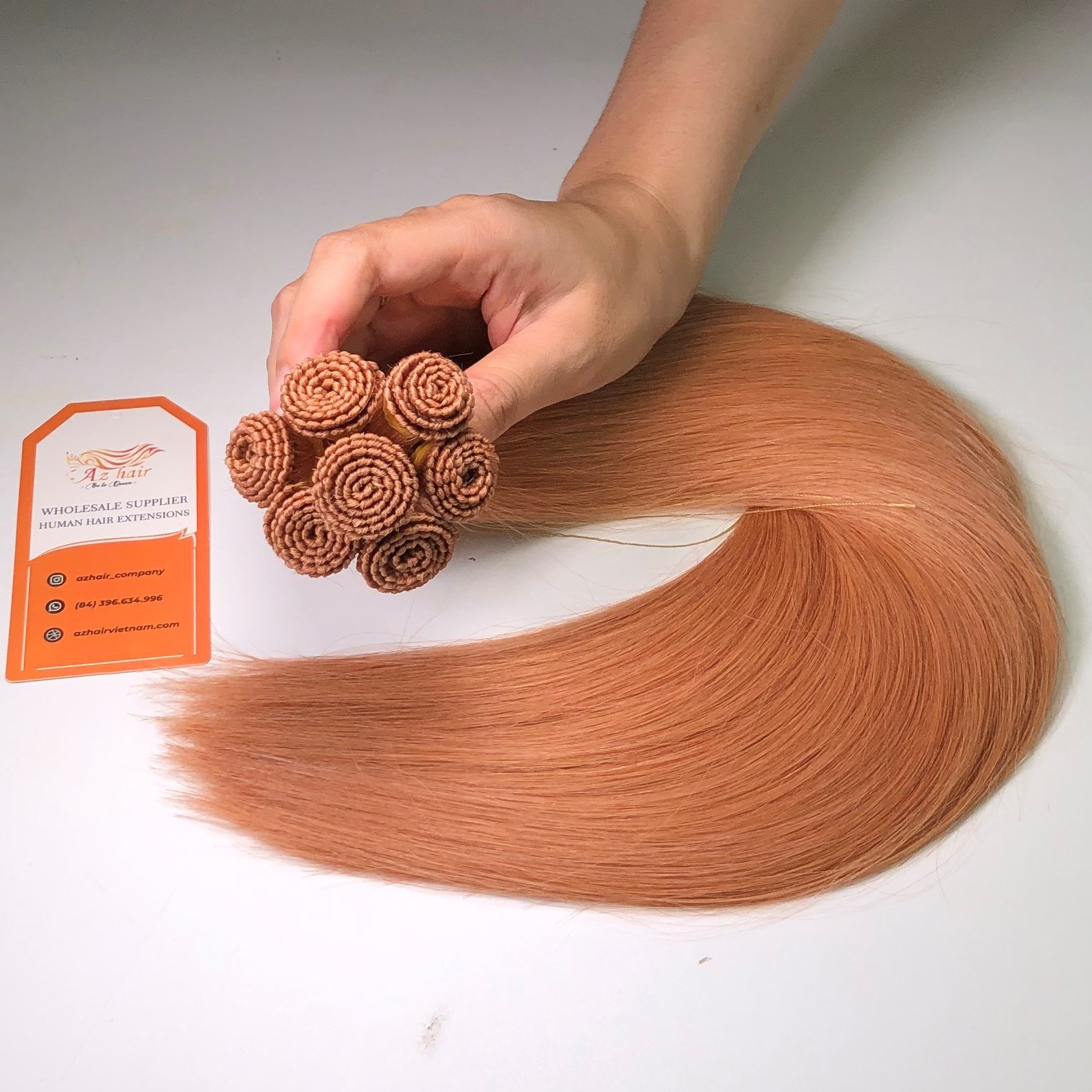 Unprocessed Virgin Human Hair Wholesale High Quality Hand Tied Weft Straight Hair Available Remy Human Hair Extensions