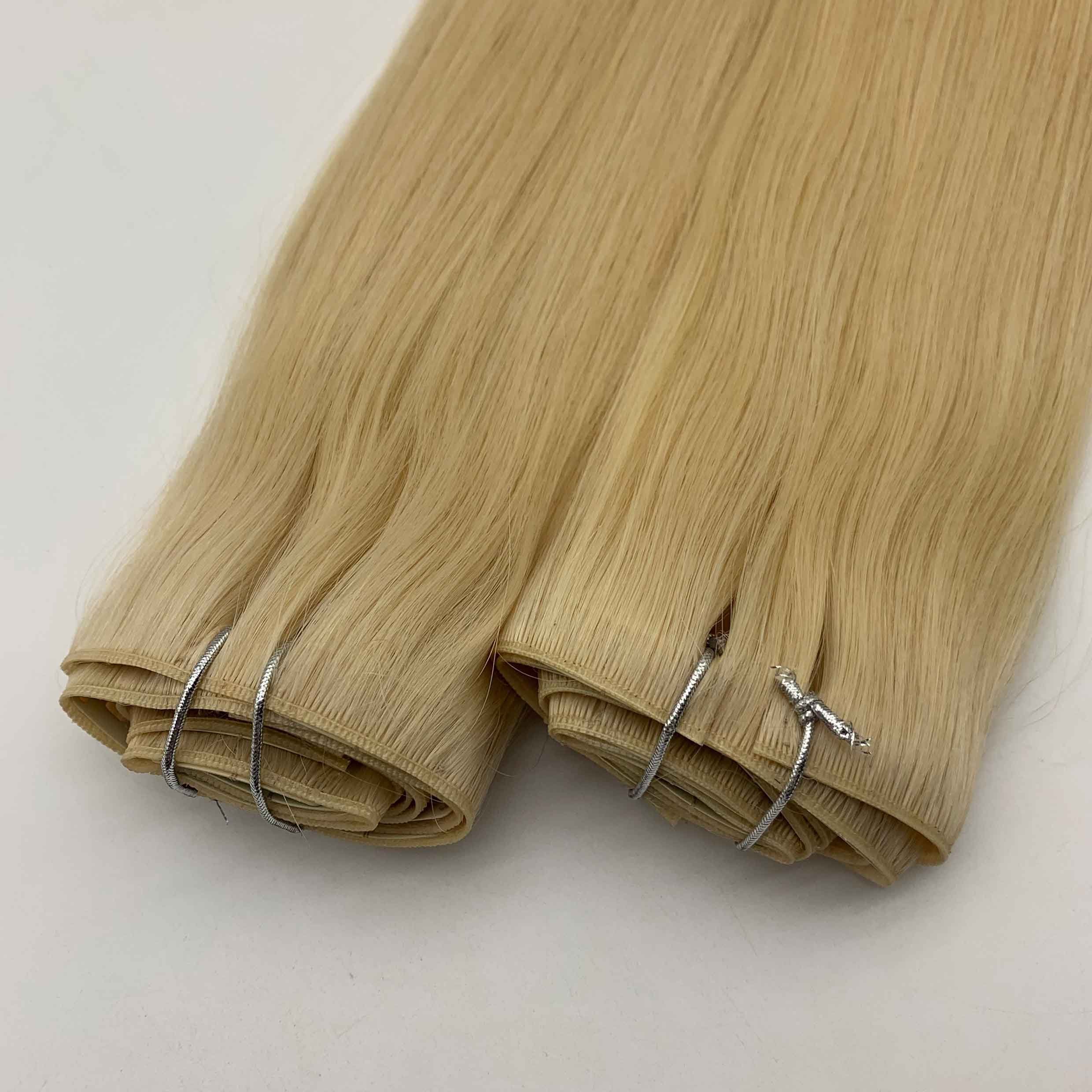 2024 New Design Invisible Clip In Manufacturing Price Remy Human Natural Unprocessed Virgin Raw Russian Hair PU Seamless Clip In