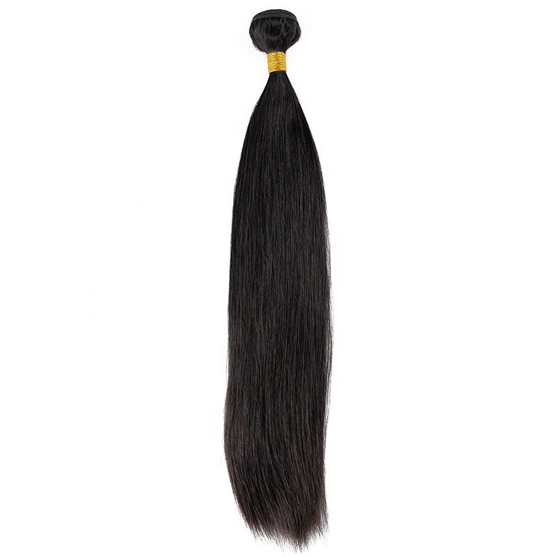 Wholesale hair factory 100gram 8 to 18inches raw virgin super double drawn natural black straight wave human hair extension