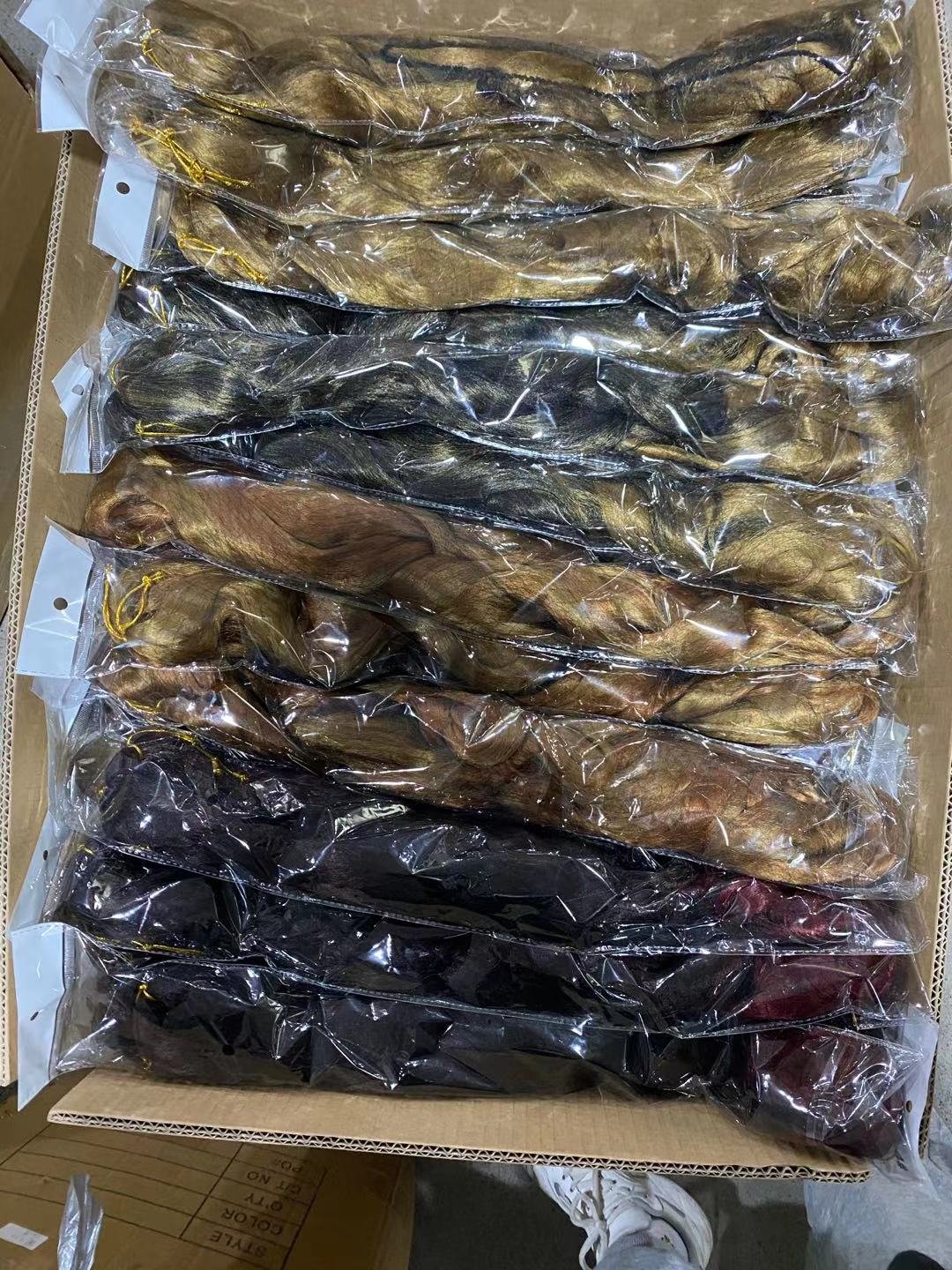 Wholesale 150g Curly Braids Loose Wave Braiding Hair Hot Sale Synthetic French Curl Braiding Hair