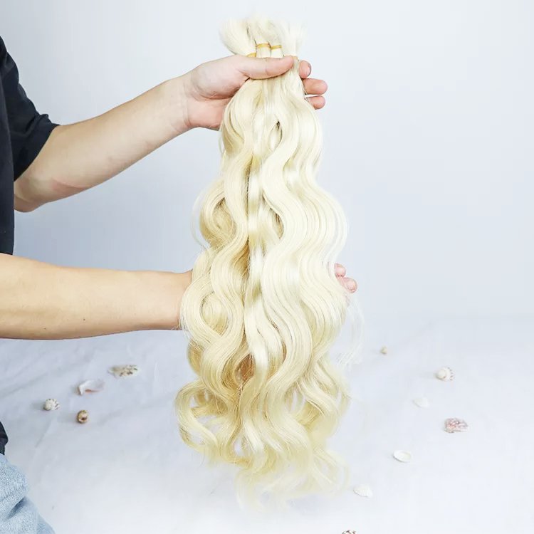High Quality Bulk Remy Hair Blonde Raw Virgin Cuticle Aligned Human Hair Extensions From Vietnam