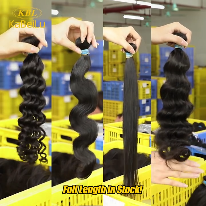3PCS KBL Cuticle Aligned Hair Curly Brazilian Human Wave Hair Bundles 100% Natural Original Wholesale Raw Virgin Hair Vendors