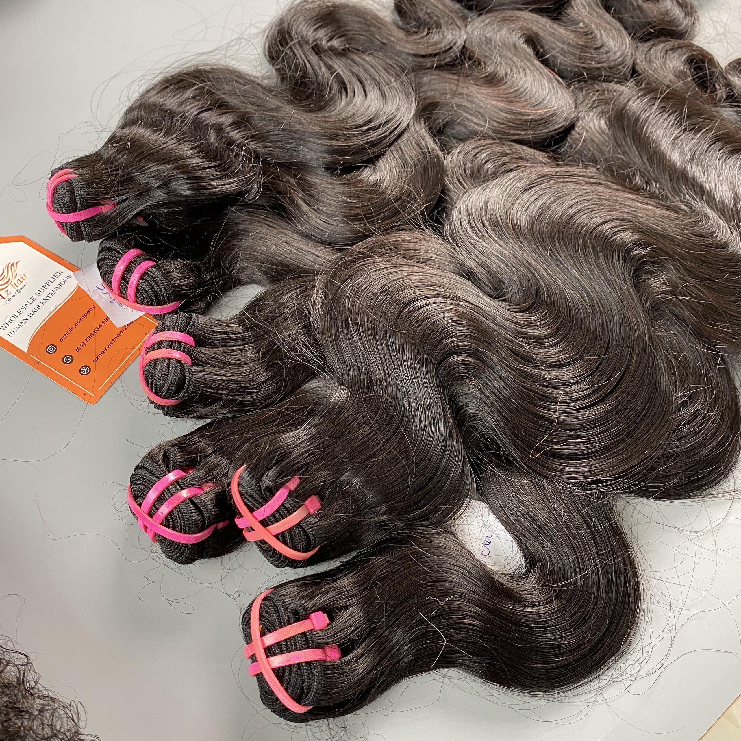 Wholesale Price Super Double Drawn Raw Body Wavy Hair Unprocessed Vietnamese Raw Hair Bundles Human Hair Extensions