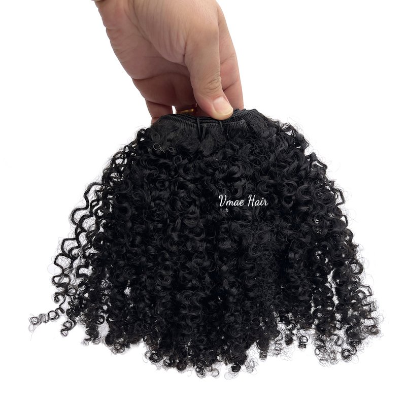 VMAE Cambodian Remy Wholesale Unprocessed Deep Water Wave Afro Curly Raw Hair Weft Bundles Human Hair Extensions
