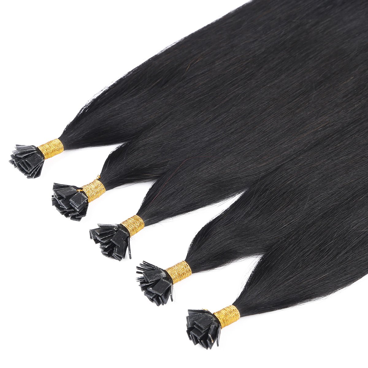 Wholesale Cheap Vietnamese Human Hair Double Drawn Natural Real Cuticle Aligned Remy Flat Tip Extensions