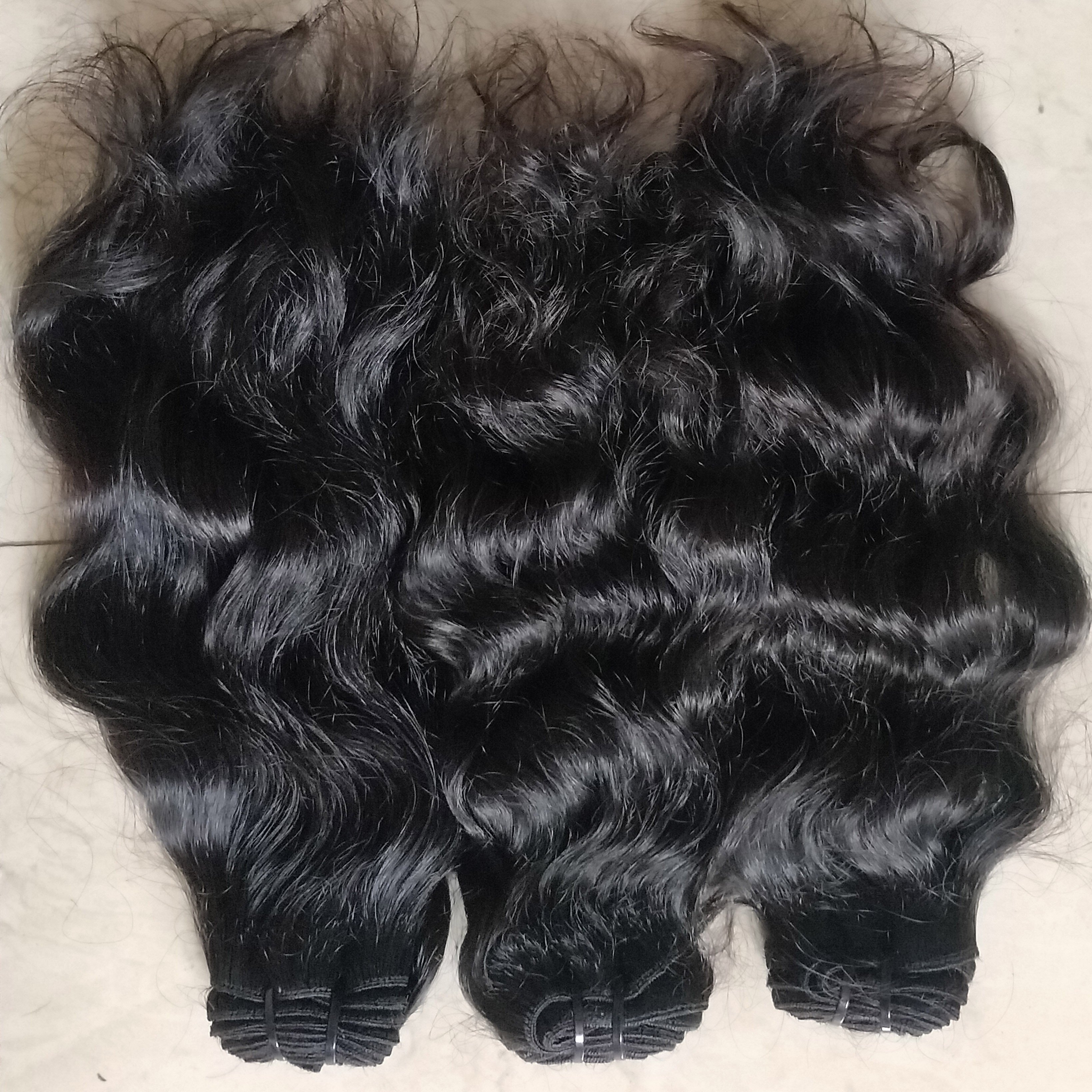 Temple Hair Raw Unprocessed Virgin Hair Indian V-tip Hair 8 to 32 Inch SUPERIOR QUALITY Micro-loop