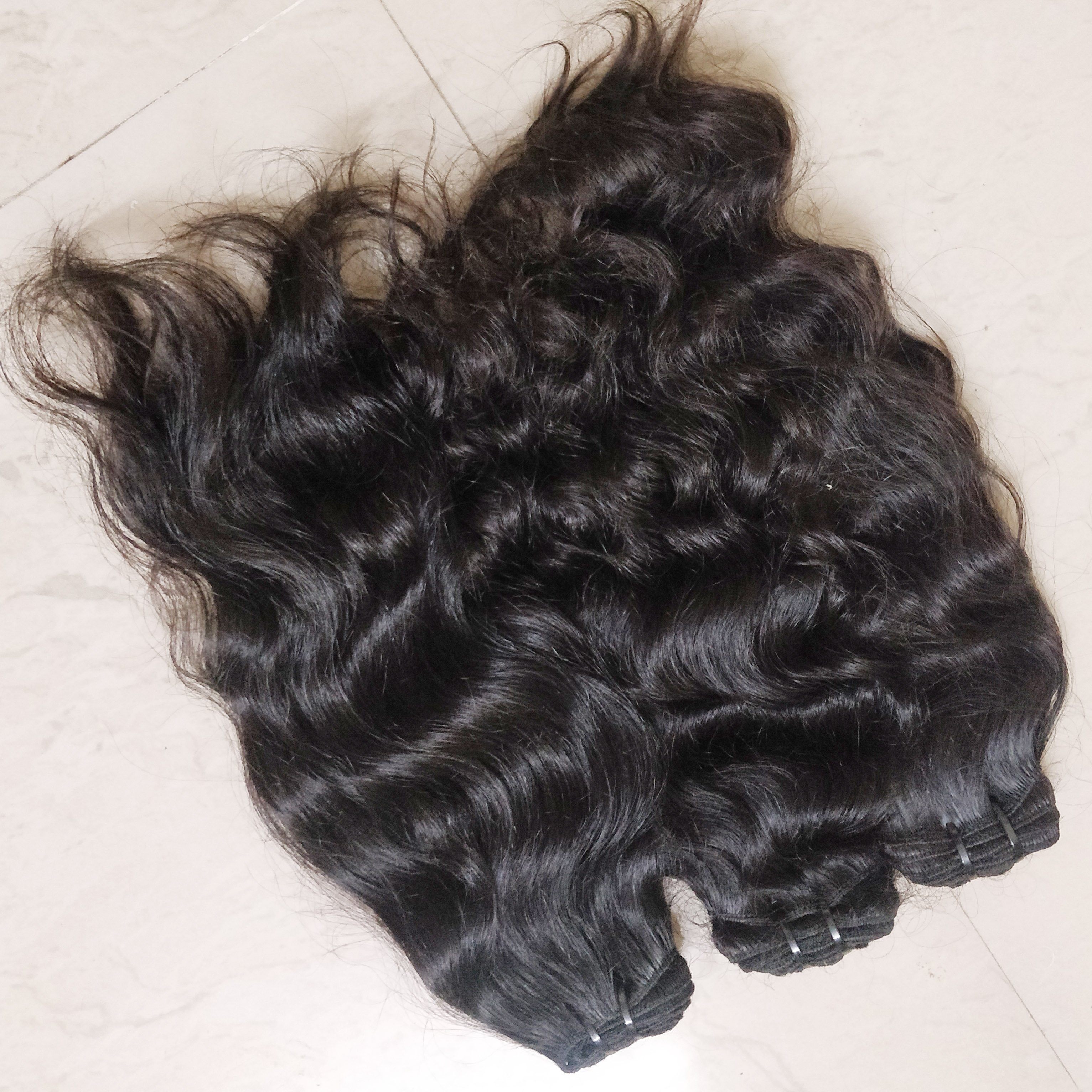 Temple Hair Raw Unprocessed Virgin Hair Indian V-tip Hair 8 to 32 Inch SUPERIOR QUALITY Micro-loop