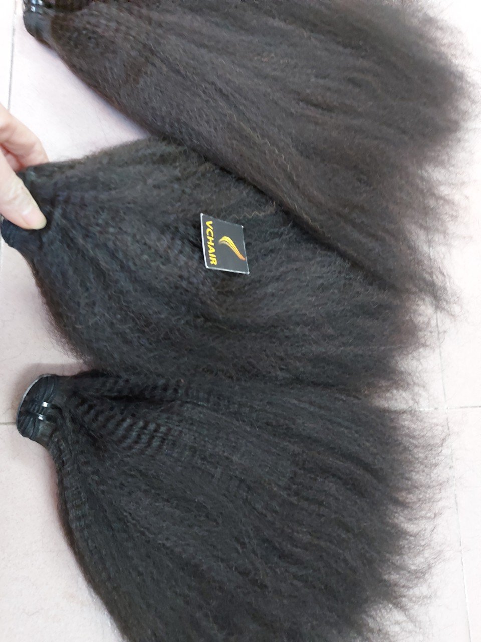 The best quality kinky straight i tip hair extensions and human bundles hair Vietnamese raw virgin hair