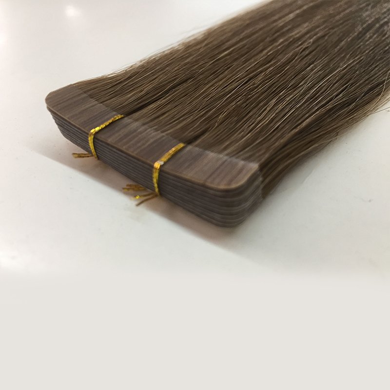 Wholesale 100% Human Hair Extensions High Quality Russian Cuticle Seamless Tape-In Double Drawn