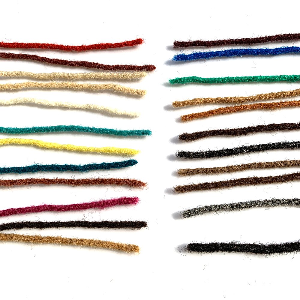 Human Hair Locs Extensions Dreadlocks Extensions Full Handmade Medium Size 100% Human Hair Extensions