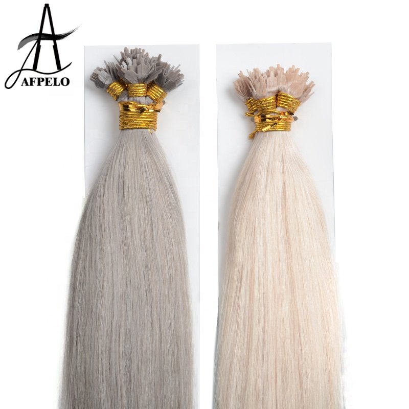 Y Tip Human Hair Extension Remy Keratin Fan Tip Hair Extension
