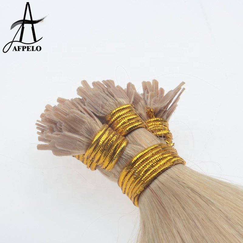 Y Tip Human Hair Extension Remy Keratin Fan Tip Hair Extension