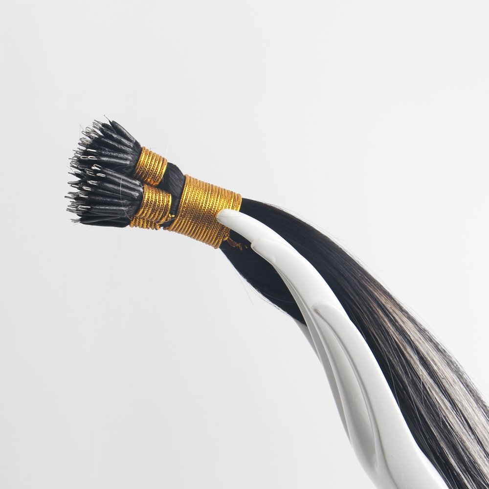 Cheap Wholesale Factory Price Unprocessed Shedding Free Micro Nano Ring European Russian Remy Human Hair Extensions Double Drawn