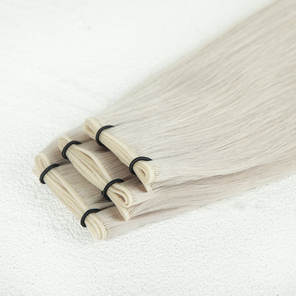 LeShine Factory Hair Weft Replace To Hand Tied Weft Thick End Seamless Can Be Cut Remy Genius Weft Extension